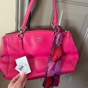 Coach leather purse